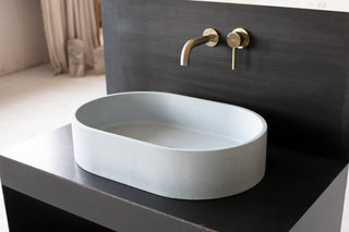 concrete vessel sinks for bathroom