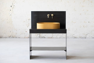 concrete vessel sink for bathroom