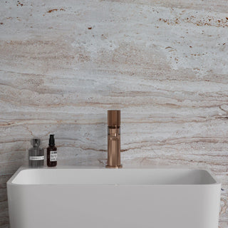 CONTOUR / basin mixer / Brushed copper