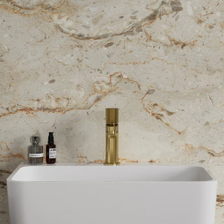 CONTOUR / basin mixer / Brushed Gold